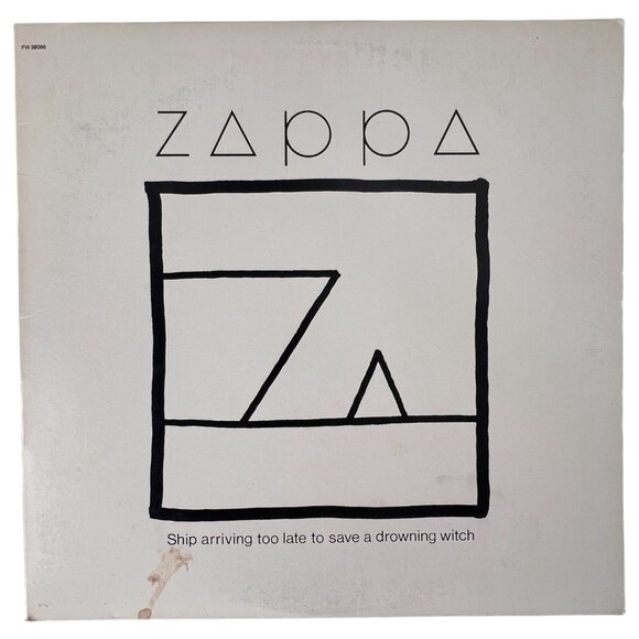 Frank Zappa Ship Arriving Too Late 2 Save Drowning Witch Vinyl LP Barking Pumpki - Picture 2 of 7